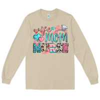 Mushroom Wife Mom Nurse Long Sleeve Tee - BundleAndBundleShop