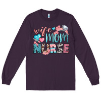 Plum Wife Mom Nurse Long Sleeve Tee - BundleAndBundleShop