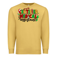 Antique Gold certified medical assistant Premium Sweatshirt - CowGirlArtShop