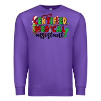 Purple certified medical assistant Premium Sweatshirt - CowGirlArtShop