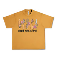 Peanut Butter choose your weapon Urban Heavy Tee - MaliasSmallBusiness