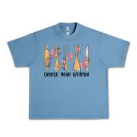 Pebble Blue choose your weapon Urban Heavy Tee - MaliasSmallBusiness