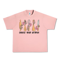 Salmon choose your weapon Urban Heavy Tee - MaliasSmallBusiness