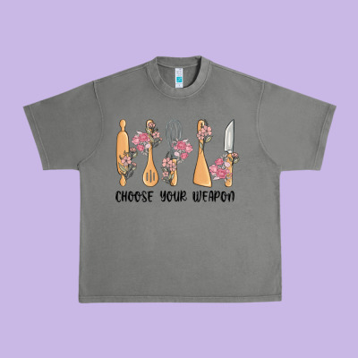 Choose Your Weapon Urban Heavy Tee Designed By Maliassmallbusiness