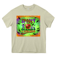 Mossy spooky teacher Heavy Core Tee - BundleAndBundleShop