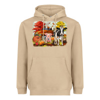 Mushroom fall farm animals Heavyweight Hoodie - CowGirlArtShop
