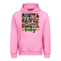 Fuchsia Pink santa santa santa baby Urban Hoodie - FaDigitalArtStudio