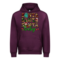 Mauve Wine santa santa santa baby Urban Hoodie - FaDigitalArtStudio