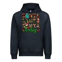 Navy santa santa santa baby Urban Hoodie - FaDigitalArtStudio