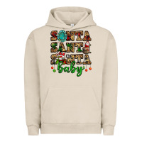 Pigment French Oak santa santa santa baby Urban Hoodie - FaDigitalArtStudio