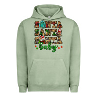 Pigment Oil Green santa santa santa baby Urban Hoodie - FaDigitalArtStudio