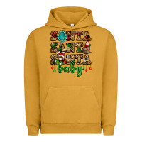 Pigment Peanut Butter santa santa santa baby Urban Hoodie - FaDigitalArtStudio