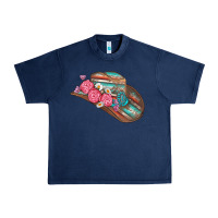 Navy cowboy hat Urban Heavy Tee - AdoDesignShop