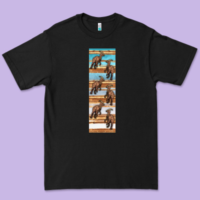 Dinosaur Parasaurolophus Pen Wrap Premium Tee Designed By Artiststas