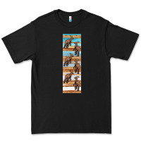 Black dinosaur parasaurolophus pen wrap Premium Tee - Artiststas