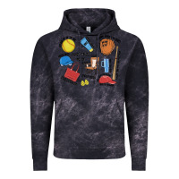 Cloud Black softball mom Vintage Hoodie - MaliasSmallBusiness