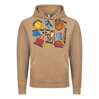 Vintage Coffee softball mom Vintage Hoodie - MaliasSmallBusiness