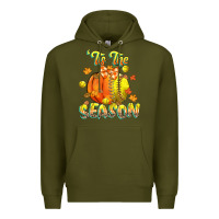 Army Green its the season softball Premium Hoodie - CowGirlArtShop