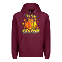Burgundy its the season softball Premium Hoodie - CowGirlArtShop