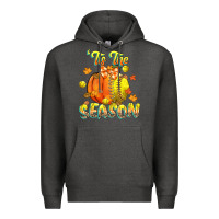 Charcoal Heather its the season softball Premium Hoodie - CowGirlArtShop