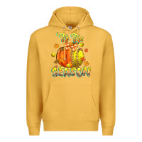 Mustard its the season softball Premium Hoodie - CowGirlArtShop