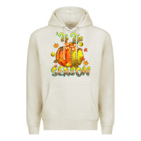 Oatmeal Heather its the season softball Premium Hoodie - CowGirlArtShop
