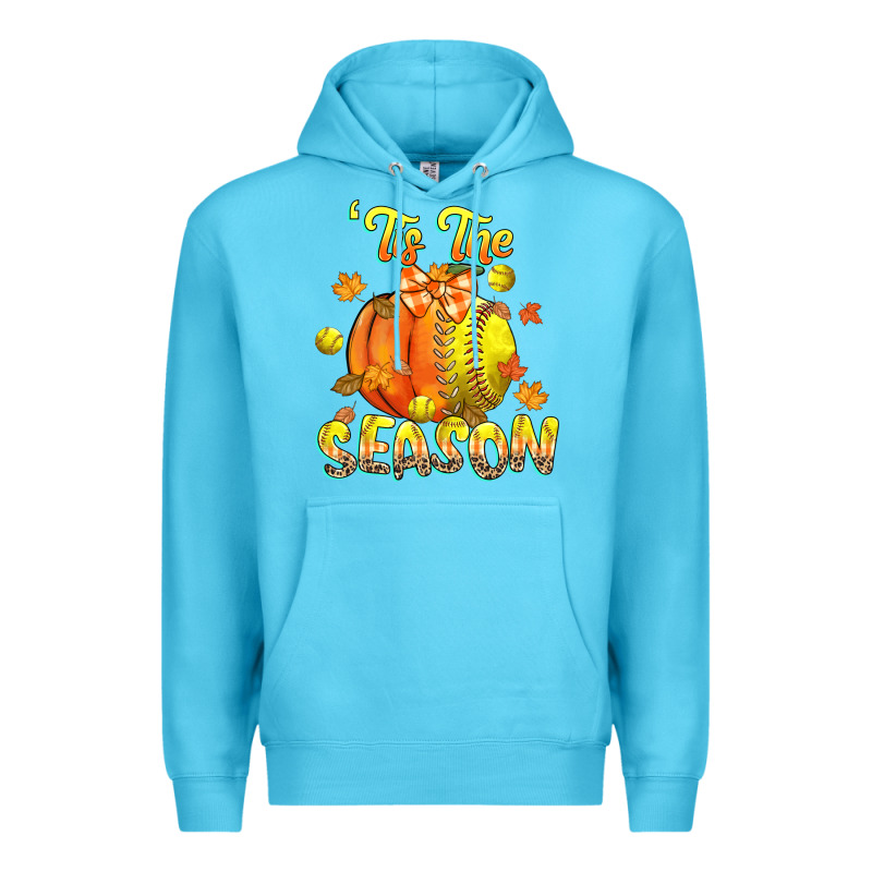 Its The Season Softball Premium Hoodie by CowGirlArtShop | Teevron