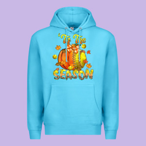 Its The Season Softball Premium Hoodie Designed By Cowgirlartshop