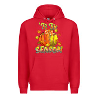 Red its the season softball Premium Hoodie - CowGirlArtShop