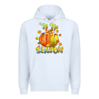 White its the season softball Premium Hoodie - CowGirlArtShop
