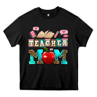 Black teacher mom Heavy Core Tee - AdoDesignShop
