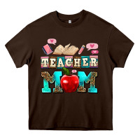 Chocolate Brown teacher mom Heavy Core Tee - AdoDesignShop