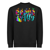 Black Western Proud Ally Heavyweight Sweatshirt - BundleAndBundleShop