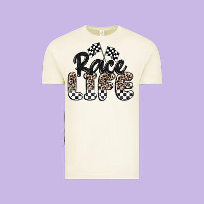 Race Life Vintage Tee Designed By Maliassmallbusiness