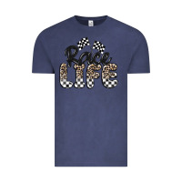 Vintage Denim race life Vintage Tee - MaliasSmallBusiness