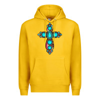 Lemon gemstone cross Premium Hoodie - JahusDesignShop