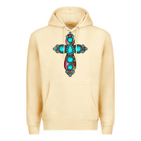 Pina Colada gemstone cross Premium Hoodie - JahusDesignShop