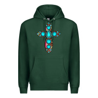 Sports Green gemstone cross Premium Hoodie - JahusDesignShop