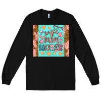 Black Wife Mom Nurse Tumbler Long Sleeve Tee - BundleAndBundleShop