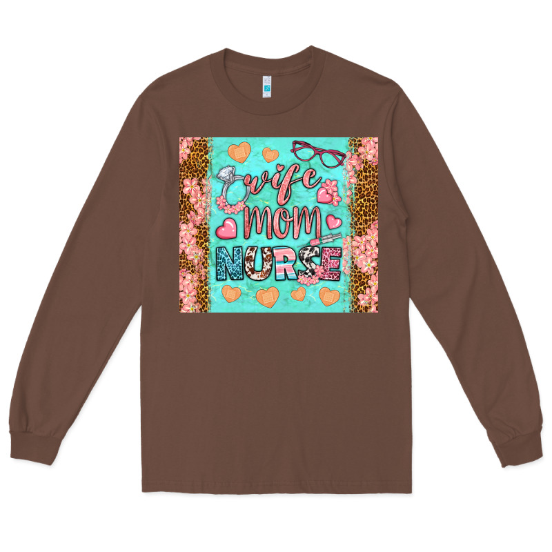 Wife Mom Nurse Tumbler Long Sleeve Tee by BundleAndBundleShop | Teevron