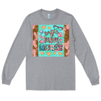 Heather Grey Wife Mom Nurse Tumbler Long Sleeve Tee - BundleAndBundleShop