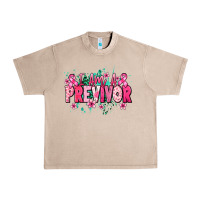 French Oak I am a previvor Urban Heavy Tee - NancyCooperArtShop