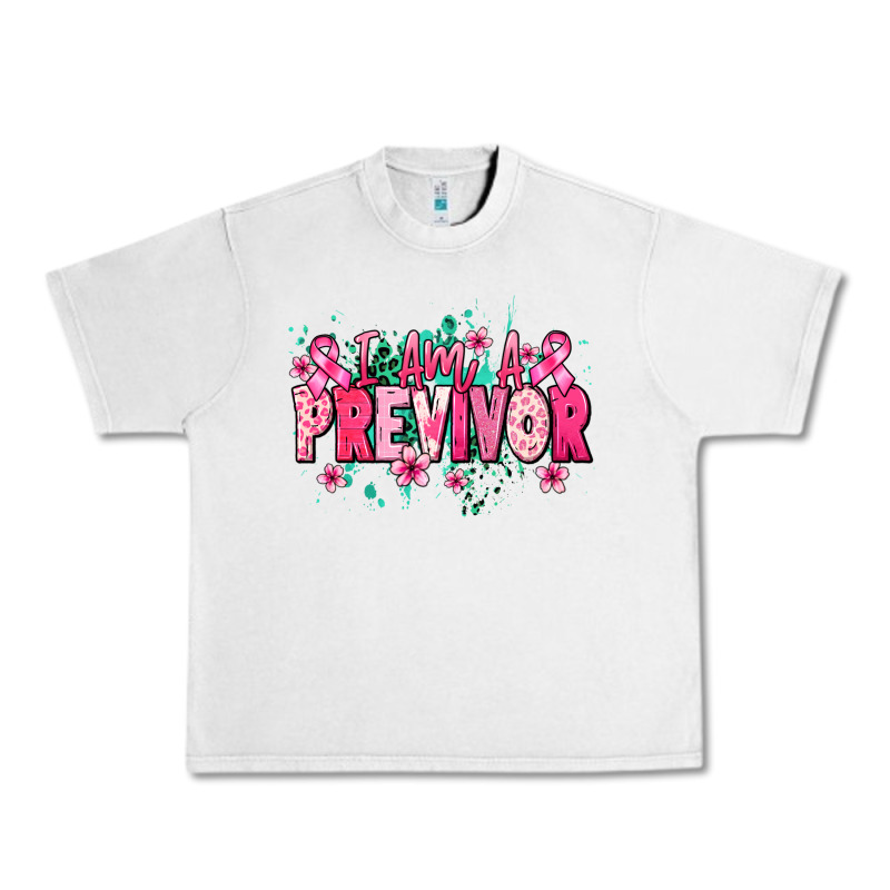 I Am A Previvor Urban Heavy Tee by NancyCooperArtShop | Teevron
