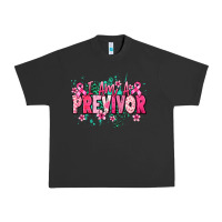Pigment Black I am a previvor Urban Heavy Tee - NancyCooperArtShop