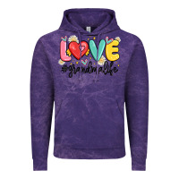 Cloud Purple love grandma life Vintage Hoodie - MaliasSmallBusiness