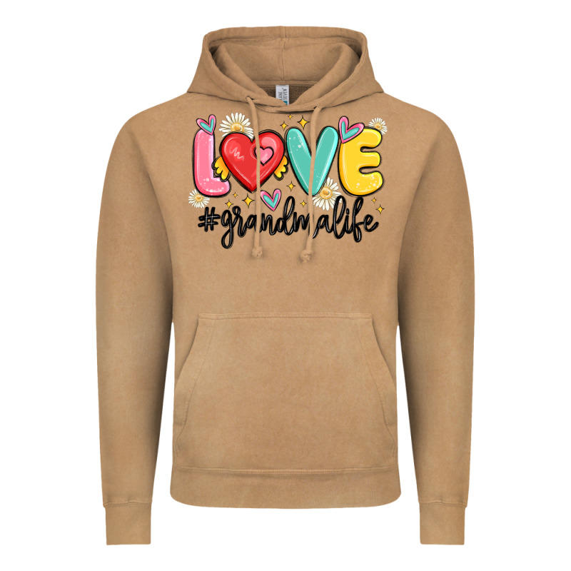 Love Grandma Life Vintage Hoodie by MaliasSmallBusiness | Teevron