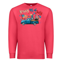 Cardinal happy 4th of july gnome truck Premium Sweatshirt - CowGirlArtShop