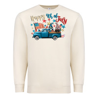 Sandshell happy 4th of july gnome truck Premium Sweatshirt - CowGirlArtShop