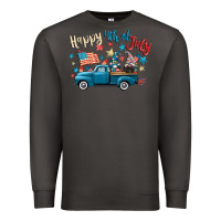 Smoke happy 4th of july gnome truck Premium Sweatshirt - CowGirlArtShop