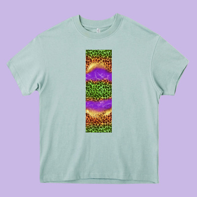 Halloween Leopard Heavy Core Tee Designed By Bundleandbundleshop